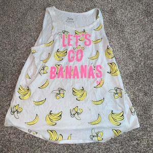 Girls Let’s Go Bananas Tank Top